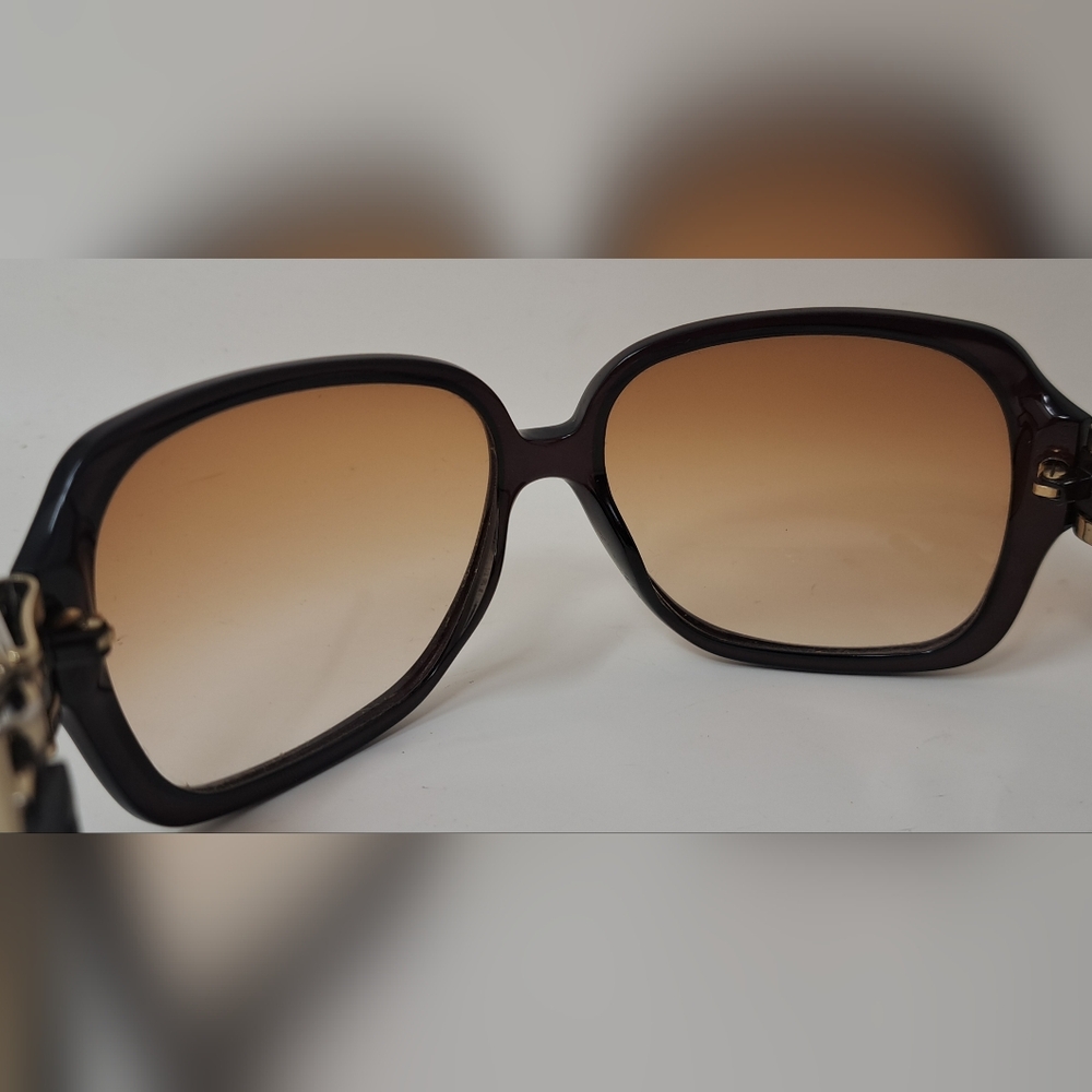 Gucci Women's Sunglasses Queen Bow Gold Brown Amber Gradient GG3006/S 59-15-120 - Picture 15 of 16